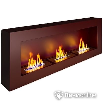 Биокамин ЭкоЛайф Fire Line black burgundy Арома в Шымкенте